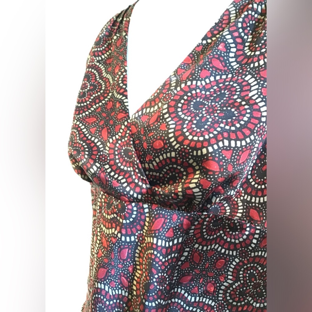 Worthington Silky Halter Like Sleeveless Top Sz 14 - Picture 7 of 7